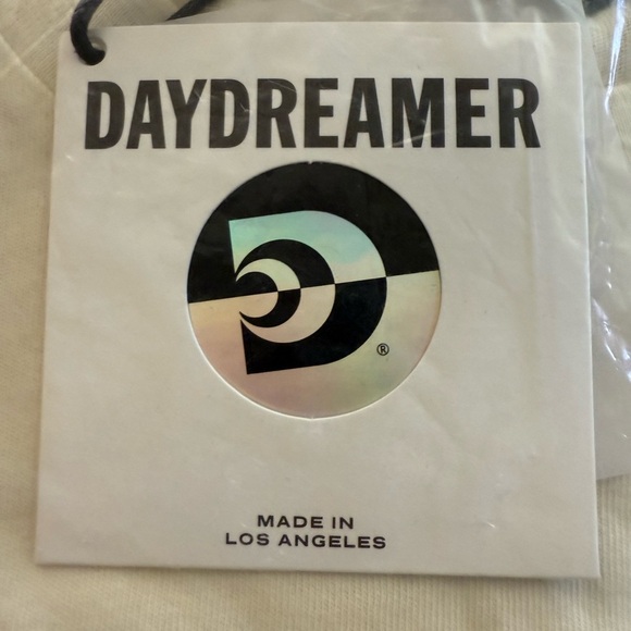 COPY - Daydreamer Vintage White Tee with Chain Design XL Free People/Anthropolo… - Picture 3 of 5